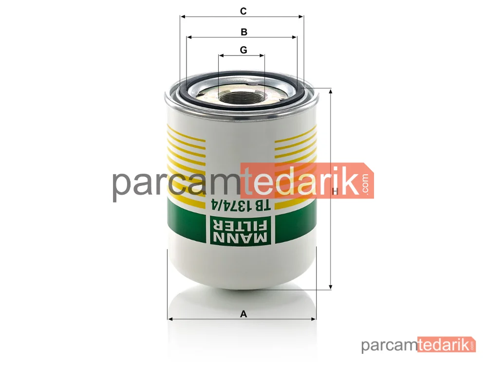 MANN FILTER TB1374/4X | Hava Kurutucu