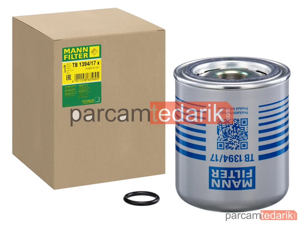 MANN FILTER TB1394/17X | Hava Kurutucu Kartuşu (Renault Kerax Magnum AE DX)