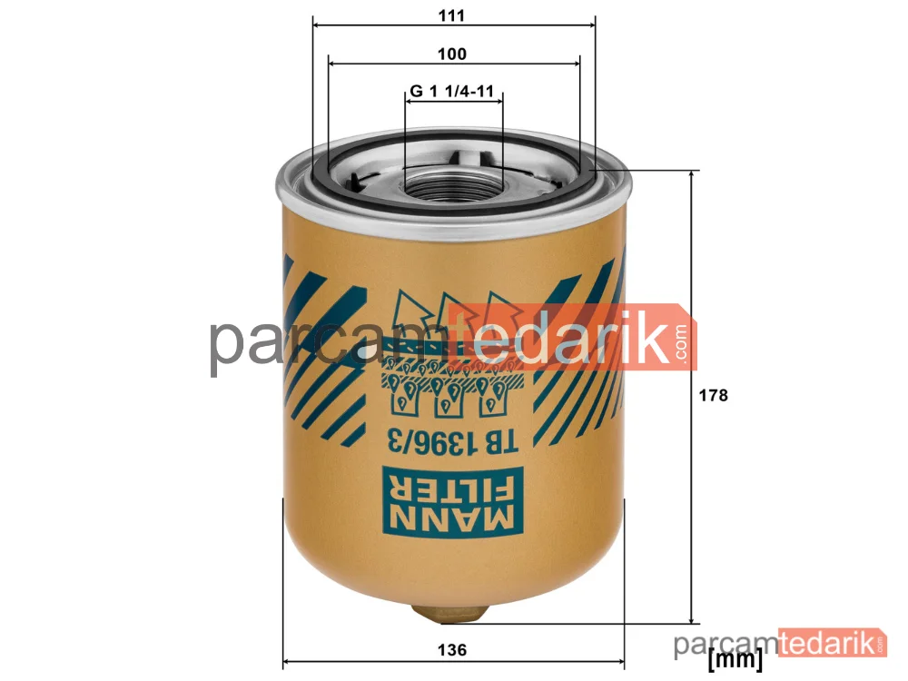 MANN FILTER TB1396/3X | Hava Kurutucu