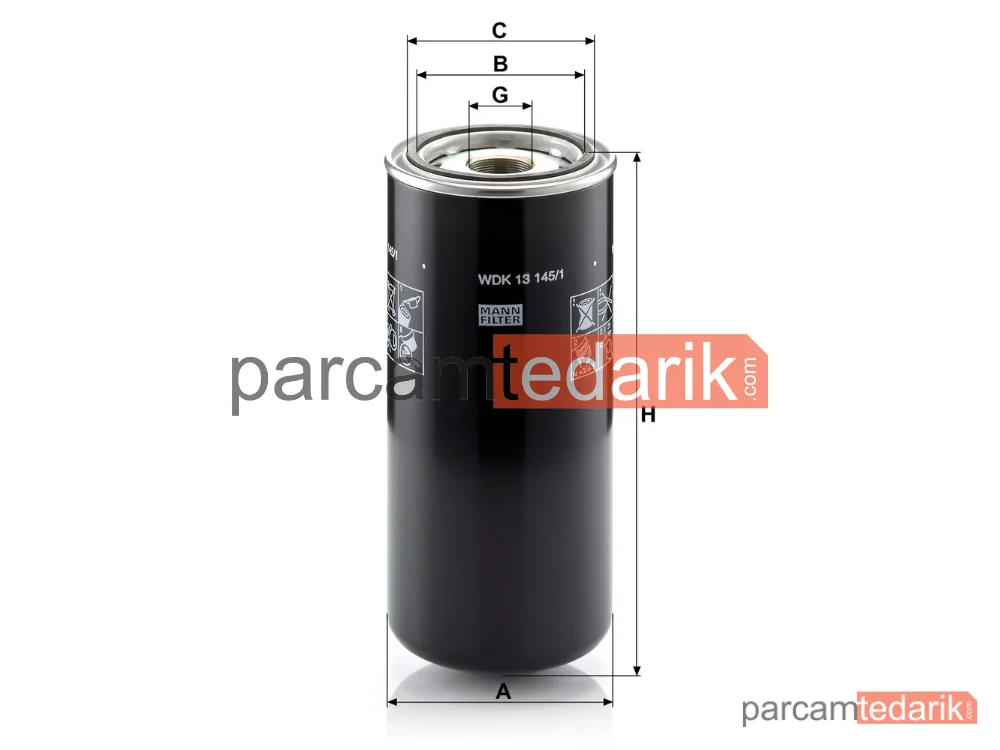 MANN FILTER WDK13145/1 | Endüstriyel Filtre