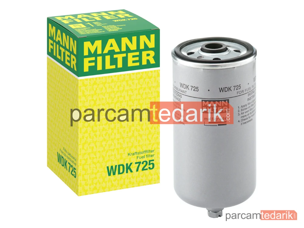 MANN FILTER WDK725 | Yakıt Filtresi — MAN F2000 94=>, L2000 93=>, F90 88-95