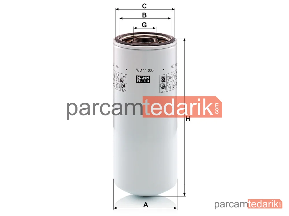 MANN FILTER WD11005 | Hidrolik Filktre