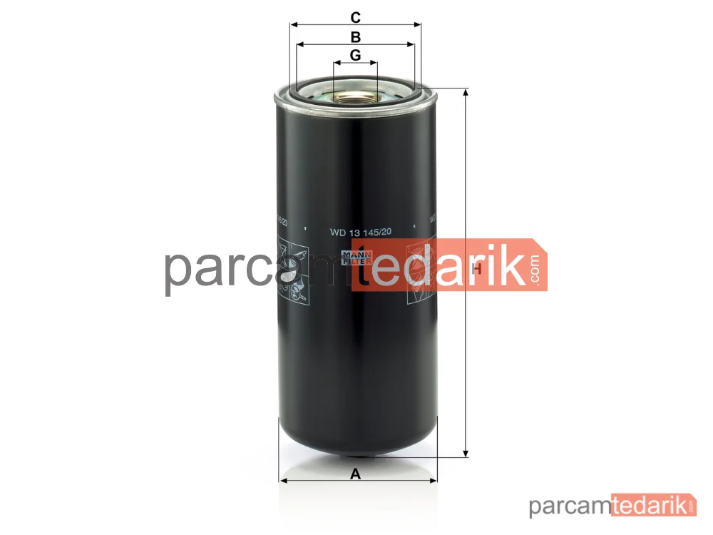 MANN FILTER WD13145/20 | Endüstriyel Filtre
