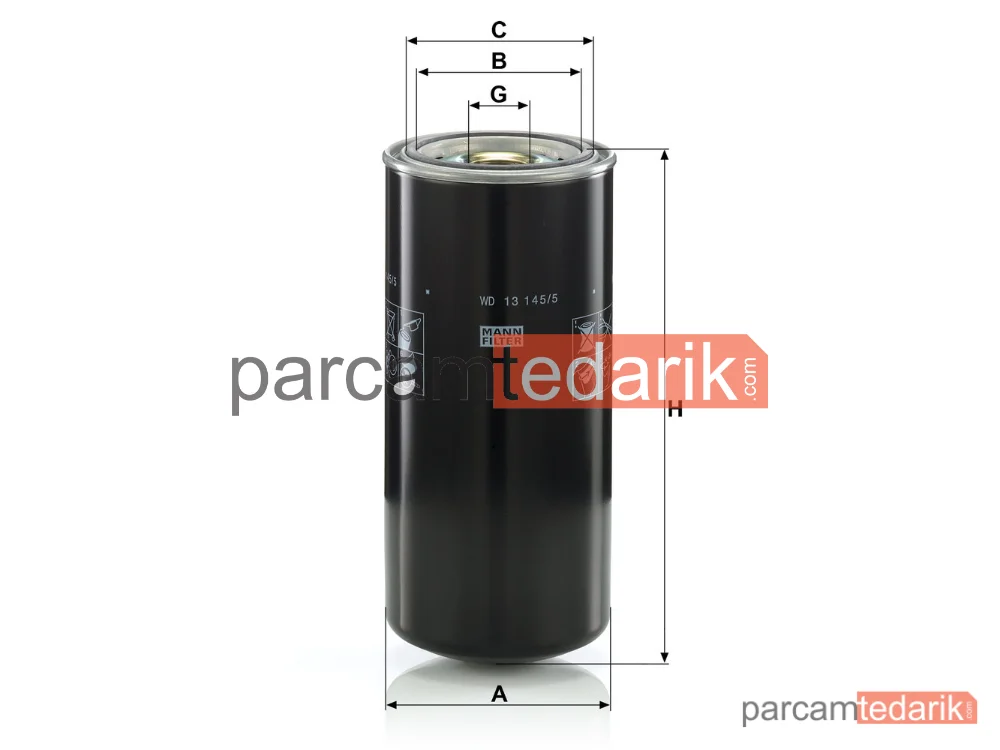 MANN FILTER WD13145/5 | Endüstriyel Filtre