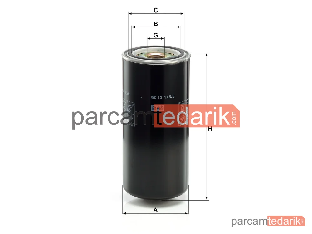 MANN FILTER WD13145/8 | Endüstriyel Filtre