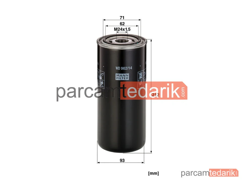 MANN FILTER WD962/14 | Endüstriyel Filtre