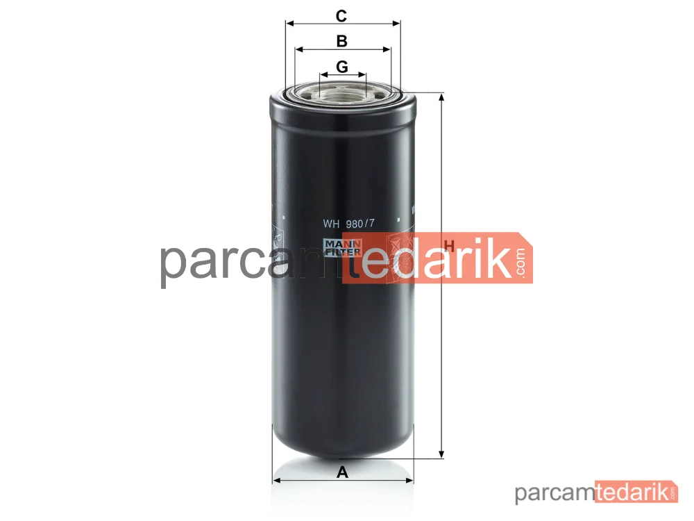 MANN FILTER WH980/7 | Endüstriyel Filtre