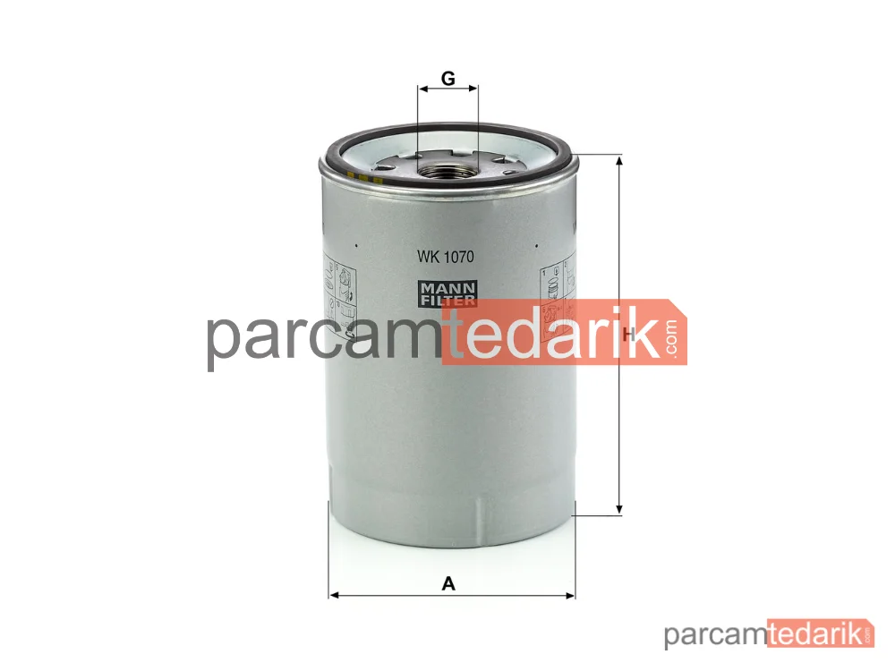 MANN FILTER WK1070X | Yakıt Filtresi — Iveco Stralis 03=>, Trakker 04=>