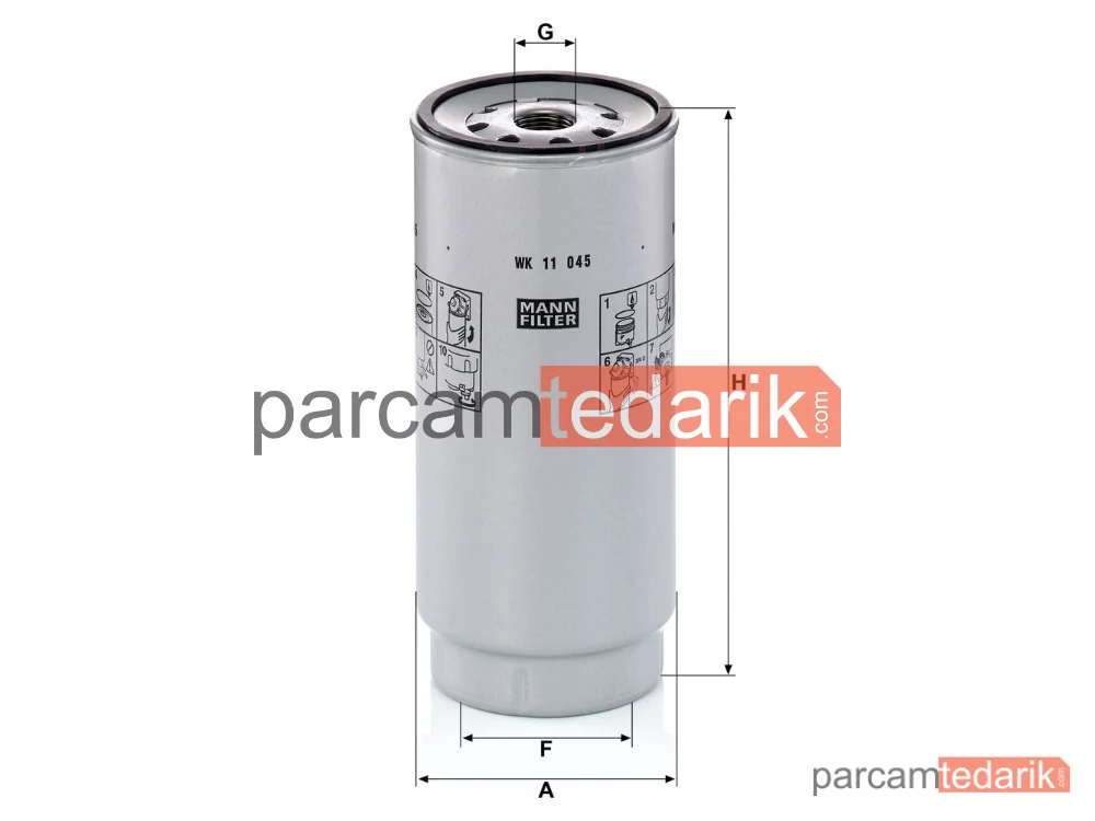 MANN FILTER WK11045Z | Yakıt Filtresi
