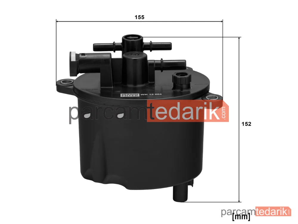 MANN FILTER WK12004 | Yakıt Filtresi — Citroen C-Crosser 2.2 HDİ 07=>