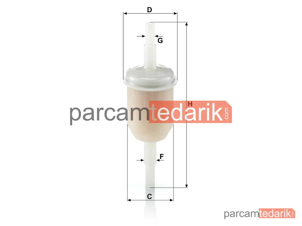 MANN FILTER WK31/2(10) | Yakıt Filtresi — Fendt Vario 313 =>, 824 =>