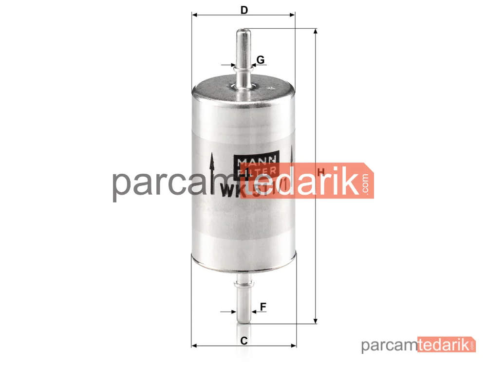 MANN FILTER WK511/1 | Yakıt Filtresi — Mercedes-Benz Viano W639 03=>