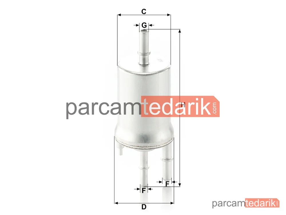 MANN FILTER WK6015 | Yakıt Filtresi — Seat Alhambra 1.4 TSİ 10=>