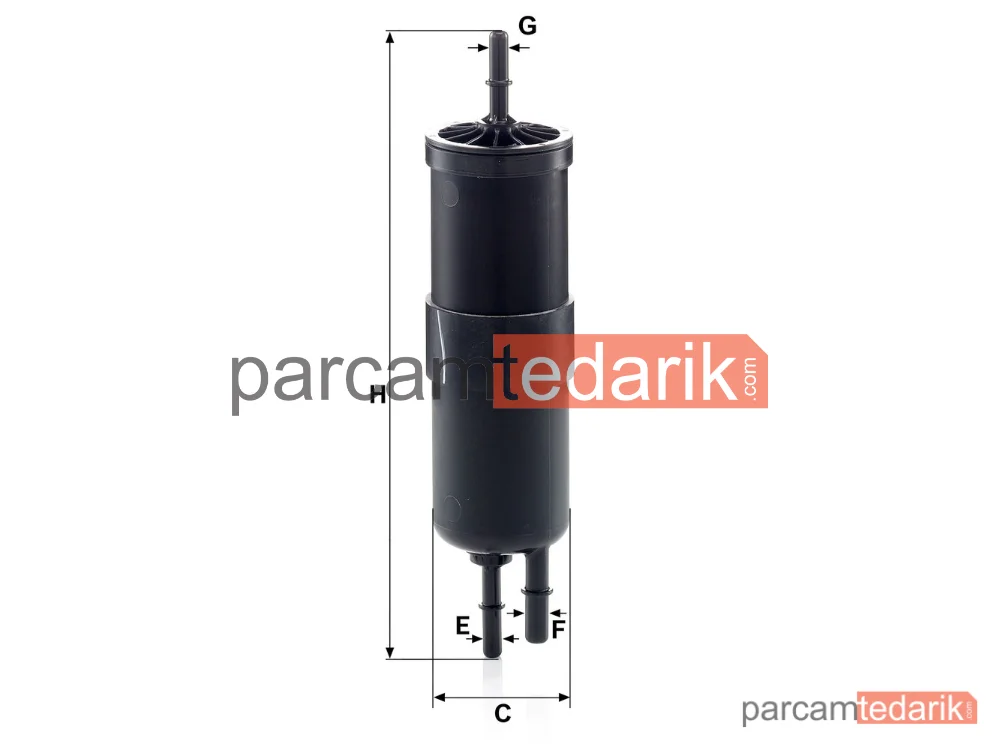 MANN FILTER WK6030 | Yakıt Filtresi — BMW 1 Serisi E81 06-12, 3 Serisi E90 04-11, 4 Coupe F32 13-17