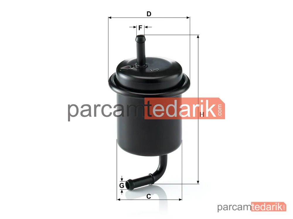 MANN FILTER WK614/47 | Yakıt Filtresi — Suzuki Grand Vitara I 1.6 4X4 98-03
