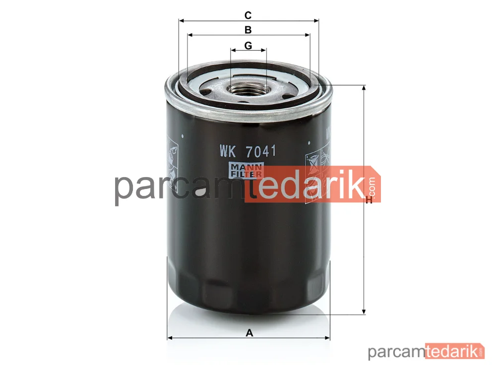 MANN FILTER WK7041 | Endüstriyel Filtre