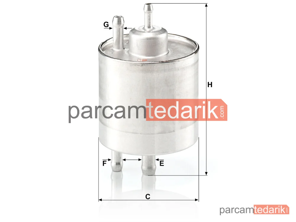MANN FILTER WK711/1 | Yakıt Filtresi — Mercedes-Benz A Serisi W168 97-04