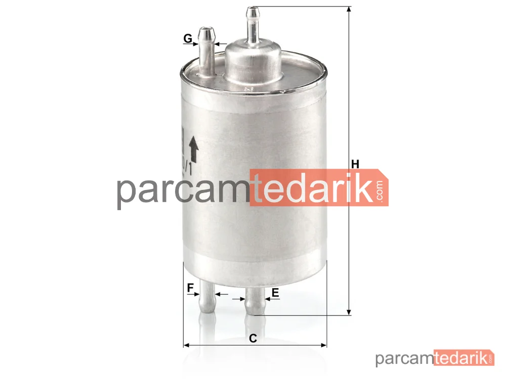 MANN FILTER WK720/1 | Yakıt Filtresi Mercedes-Benz S Serisi W220 02-05, SL R230 03-12