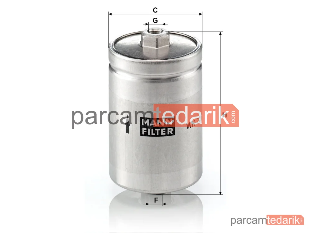 MANN FILTER WK725 | Yakıt Filtresi — Volkswagen Passat 2.8 V6 96-00