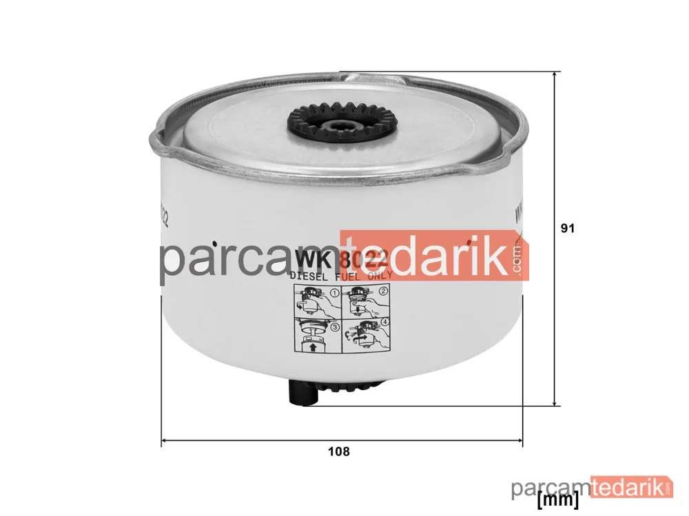 MANN FILTER WK8022X | Yakıt Filtresi — Land Rover Range Rover Sport 2.7 D 4X4 05-13