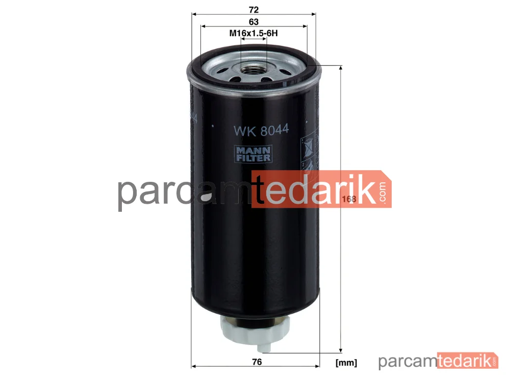 MANN FILTER WK8044X | Endüstriyel Filtre
