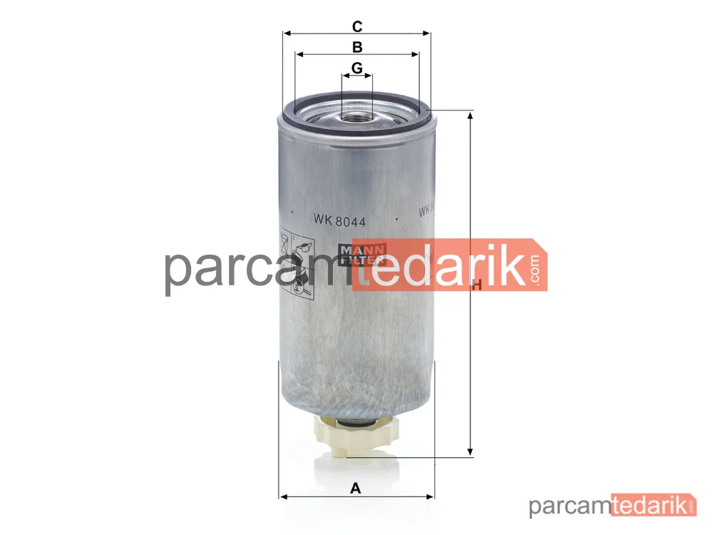 MANN FILTER WK8044X | Endüstriyel Filtre