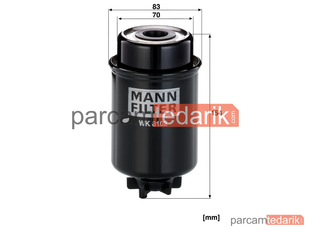 MANN FILTER WK8102 | Endüstriyel Filtre