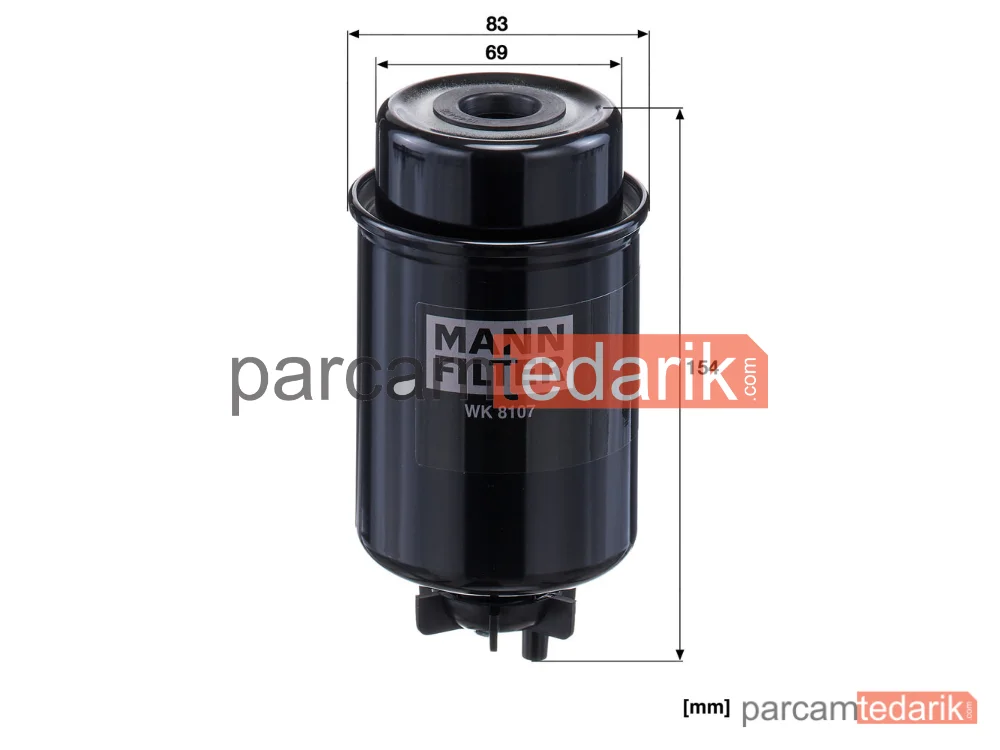 MANN FILTER WK8107 | Endüstriyel Filtre