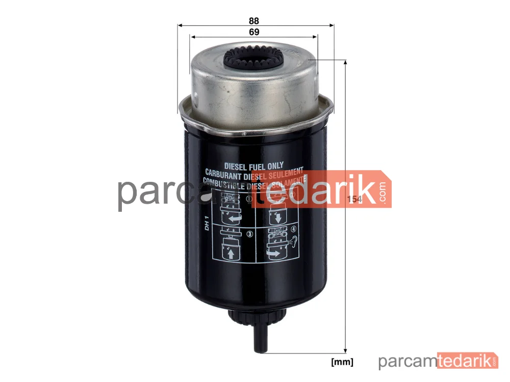 MANN FILTER WK8133 | Endüstriyel Filtre