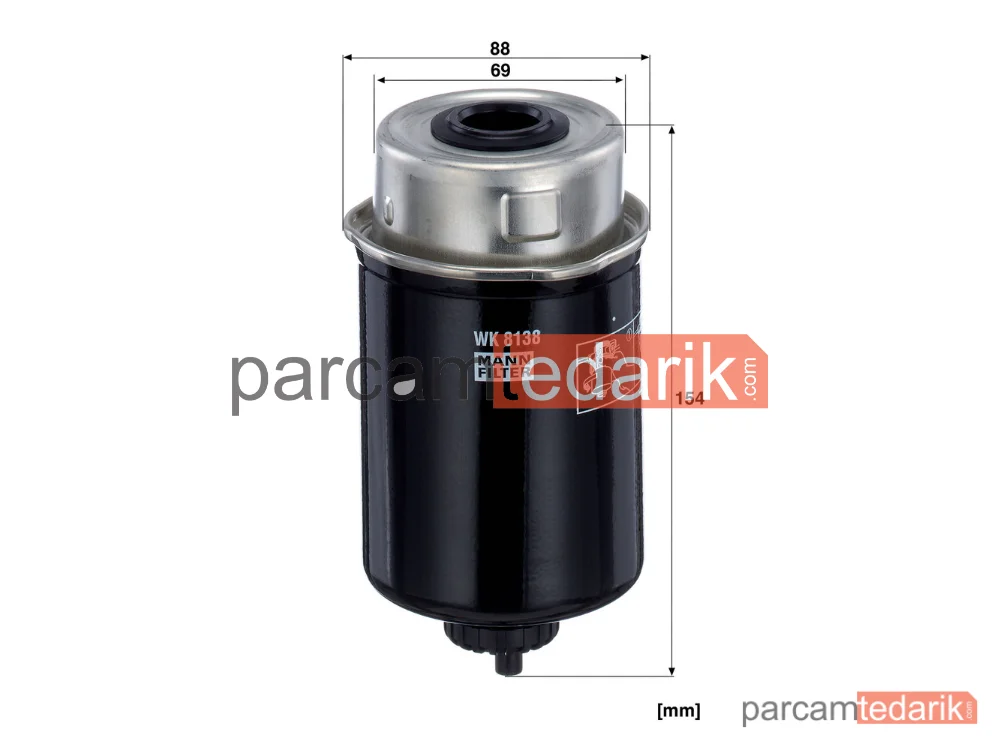 MANN FILTER WK8138 | Endüstriyel Filtre