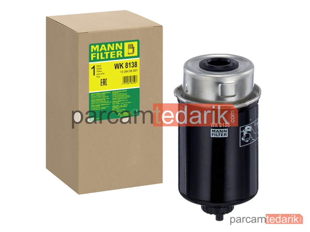MANN FILTER WK8138 | Endüstriyel Filtre