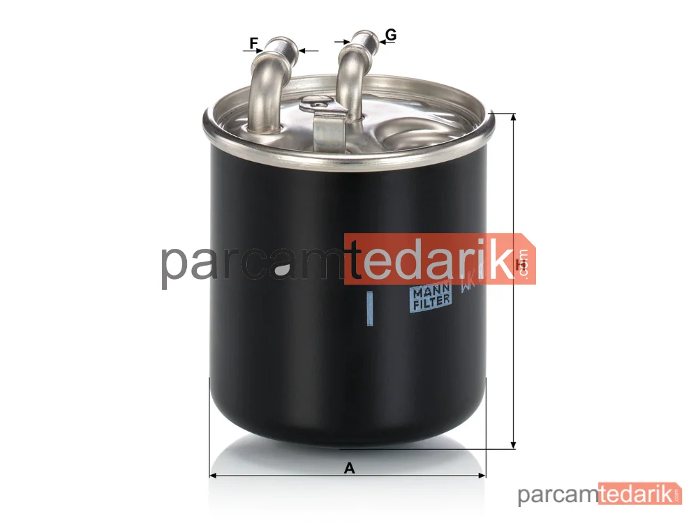 MANN FILTER WK820/2X | Yakıt Filtresi — Mercedes-Benz Sprinter 906 06=>
