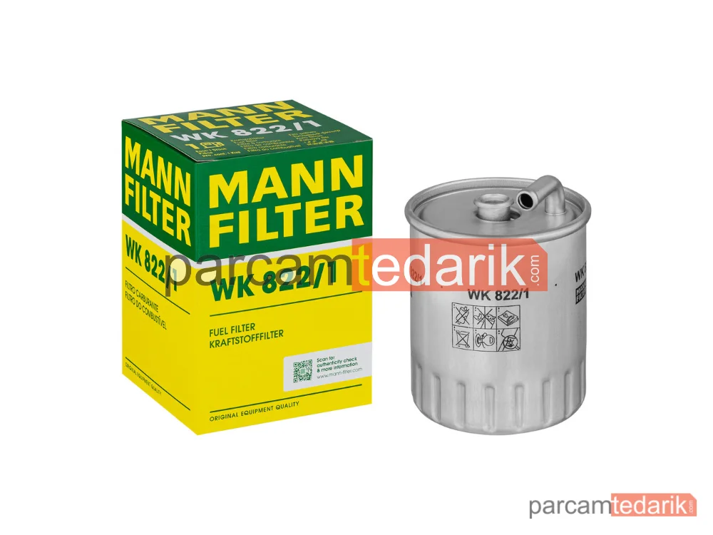 MANN FILTER WK822/1 | Yakıt Filtresi — Mercedes-Benz CLK C Serisi W203 00-07, C T-Model S203 01-07