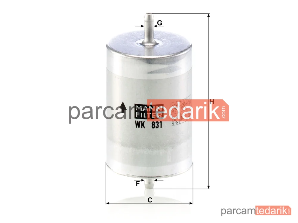 MANN FILTER WK831 | Yakıt Filtresi — Mercedes-Benz SL R129 89-92