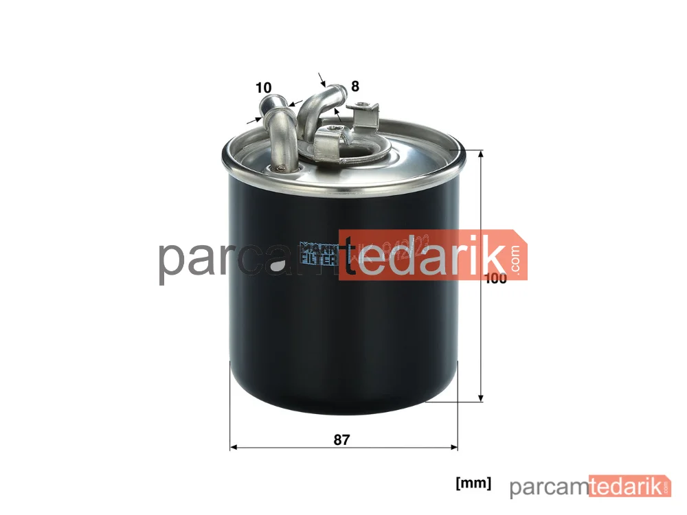 MANN FILTER WK842/23X | Yakıt Filtresi — Mercedes-Benz A Serisi W169 04-12, C Serisi W203 03-07