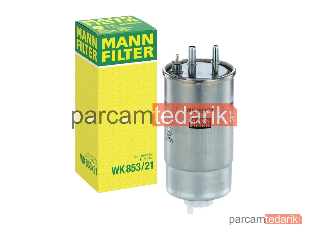 MANN FILTER WK853/21 | Yakıt Filtresi — Fiat Doblo 1.3-1.6 D Multijet 10=>, Linea 1.3 D Multijet 07=>
