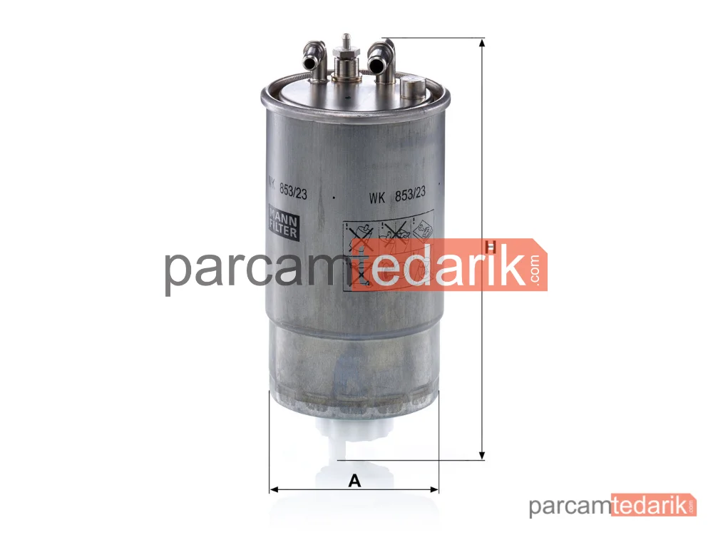 MANN FILTER WK853/23 | Yakıt Filtresi — Opel Corsa D 1.3 Cdti 06-14