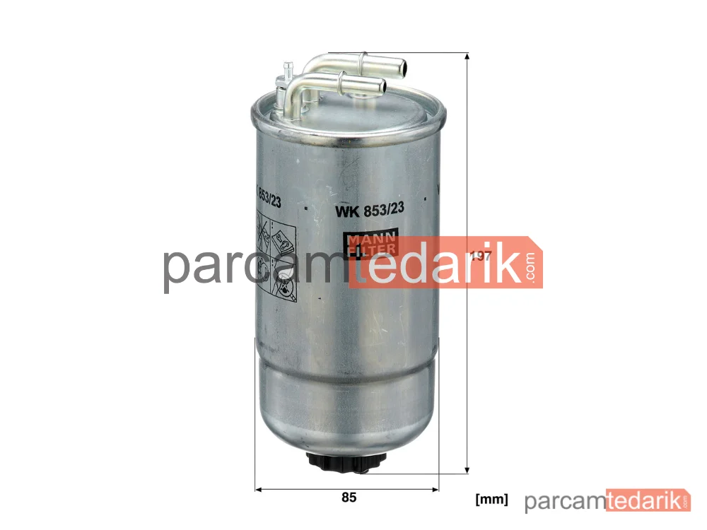 MANN FILTER WK853/23 | Yakıt Filtresi — Opel Corsa D 1.3 Cdti 06-14