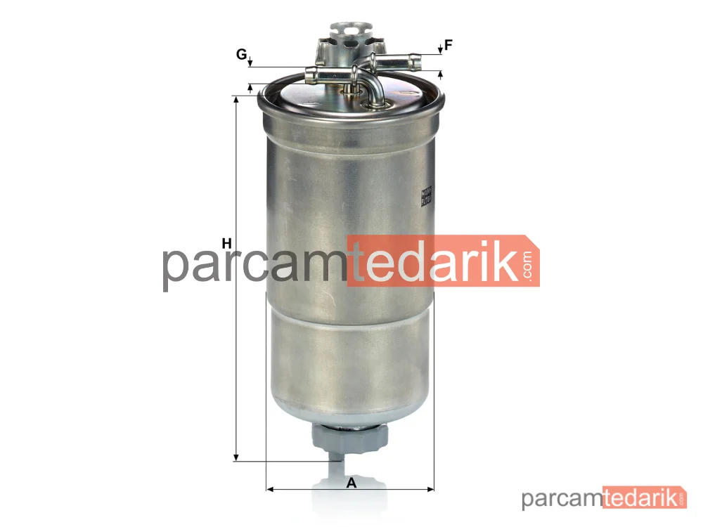 MANN FILTER WK853/3X | Yakıt Filtresi — Volkswagen LT 28-35 II 2.5 TDİ 99-06