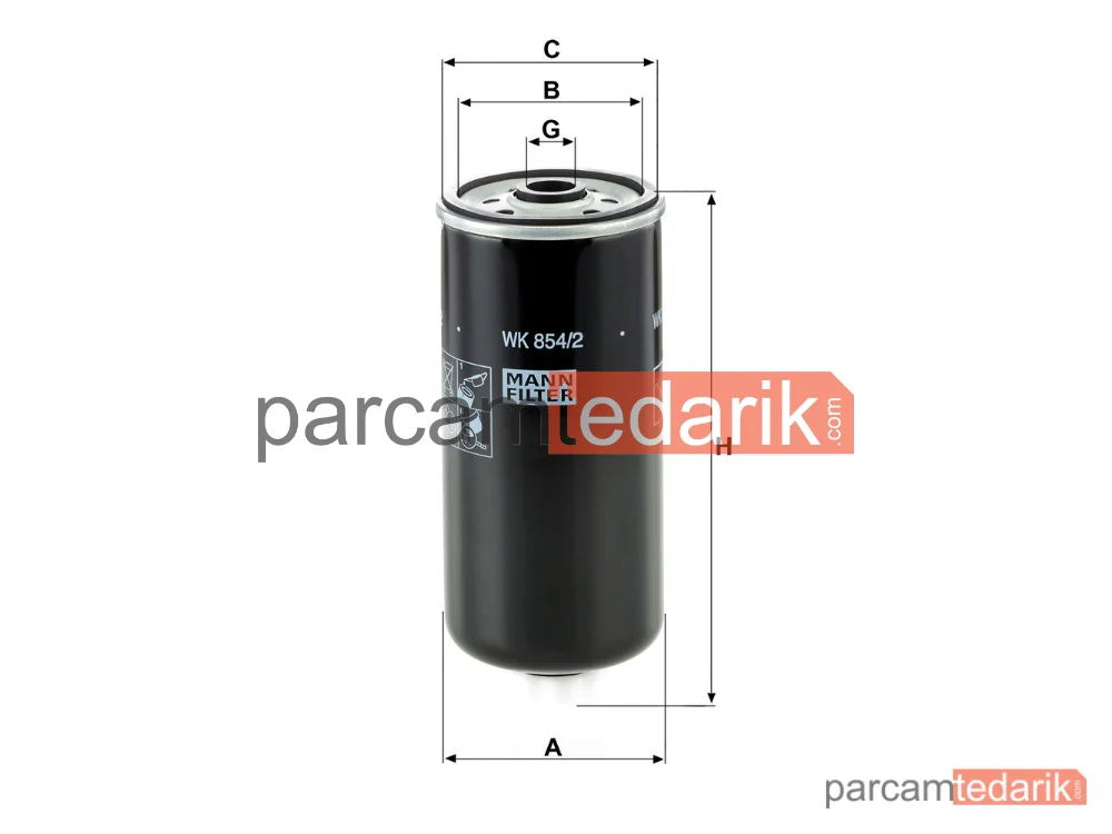 MANN FILTER WK854/2 | Yakıt Filtresi — Iveco Daily III 29L9V 99-07