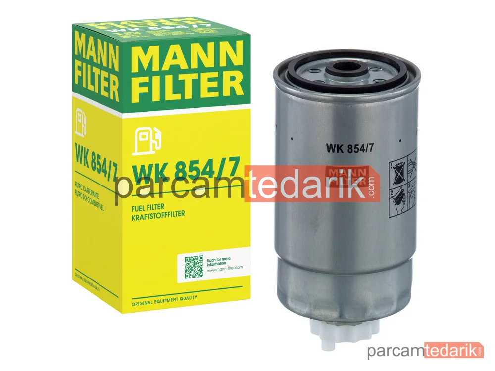 MANN FILTER WK854/7 | Yakıt Filtresi — Chrysler Voyager IV 2.8 CRD 04-08
