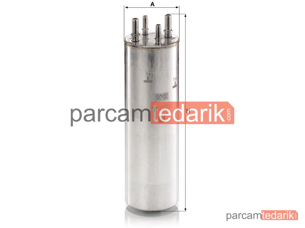 MANN FILTER WK857/1 | Yakıt Filtresi — Volkswagen Touareg 2.5 R5 TDİ 03-10, Transporter V .9 TDİ 03-09
