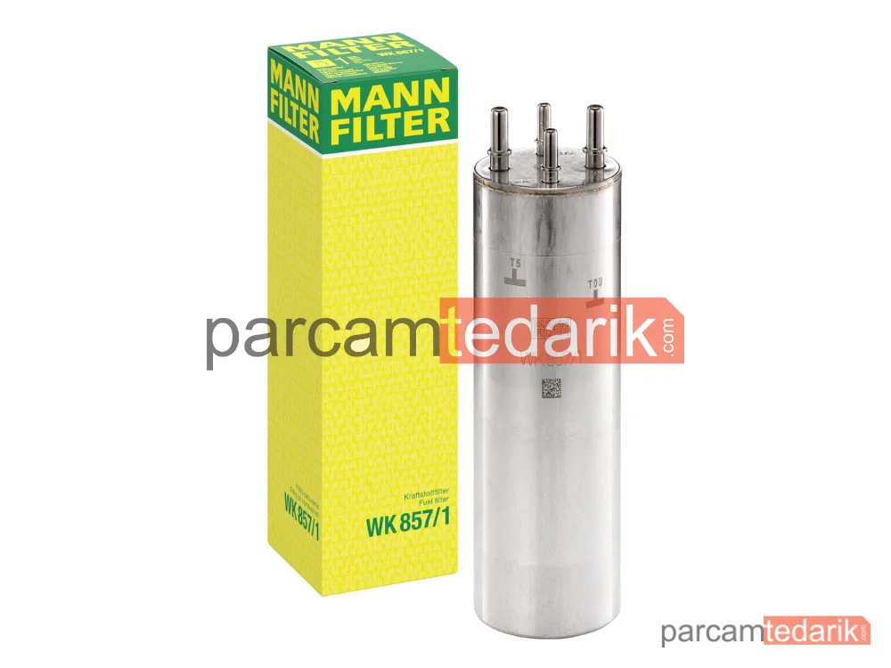 MANN FILTER WK857/1 | Yakıt Filtresi — Volkswagen Touareg 2.5 R5 TDİ 03-10, Transporter V .9 TDİ 03-09