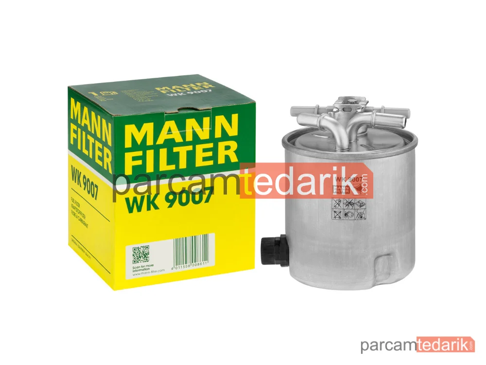 MANN FILTER WK9007 | Yakıt Filtresi — Dacia Logan 1.5 DCİ 05=>, Sandero 1.5 DCİ 08=>