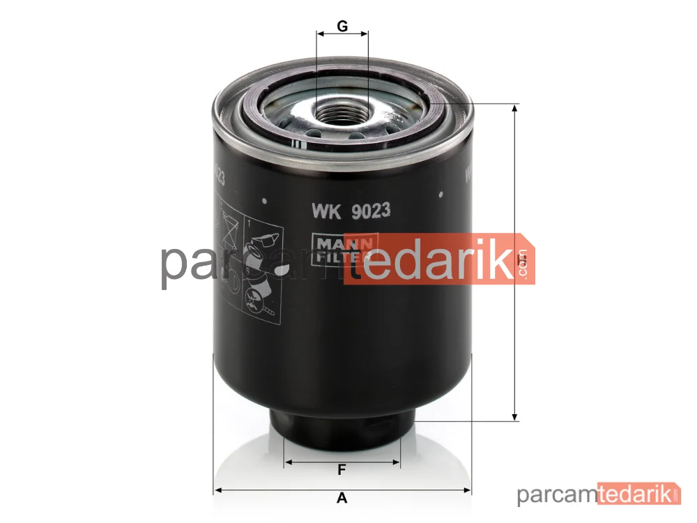 MANN FILTER WK9023Z | Yakıt Filtresi — Mitsubishi L200 / Triton 2.5 Dİ-D 10-15