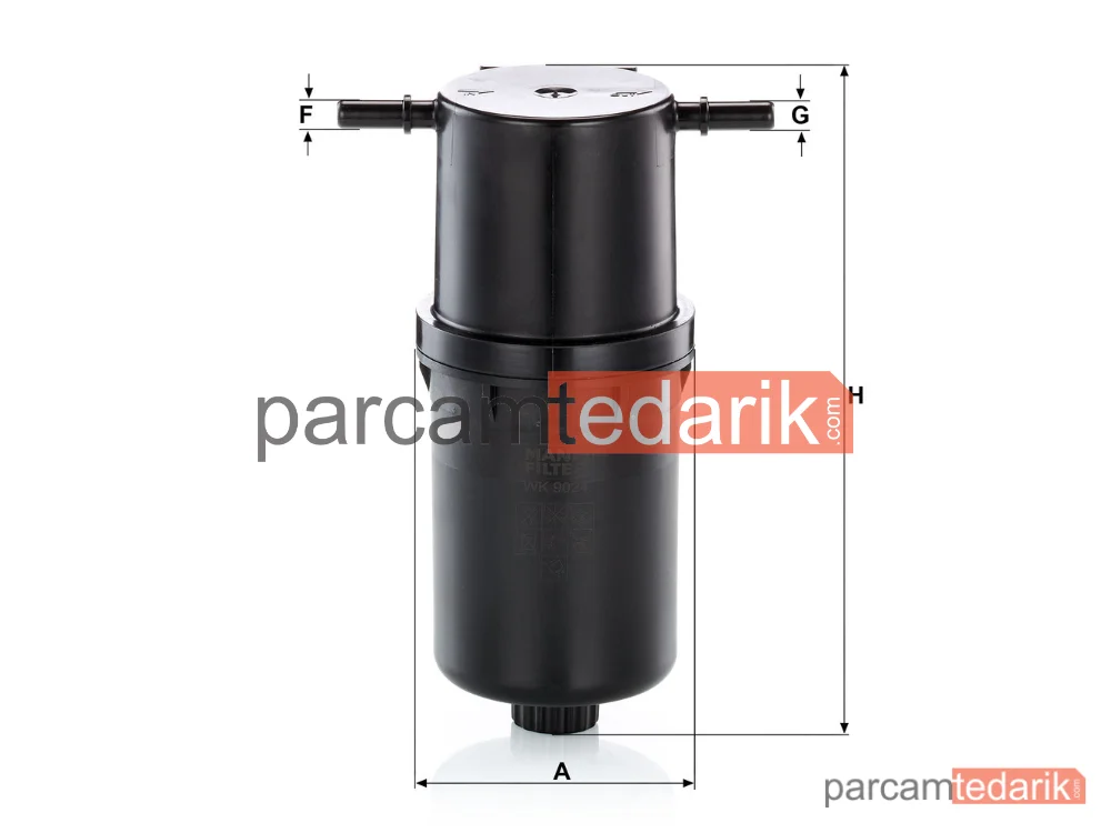 MANN FILTER WK9024 | Yakıt Filtresi — Volkswagencrafter 30-35 2.0 TDİ 11-16