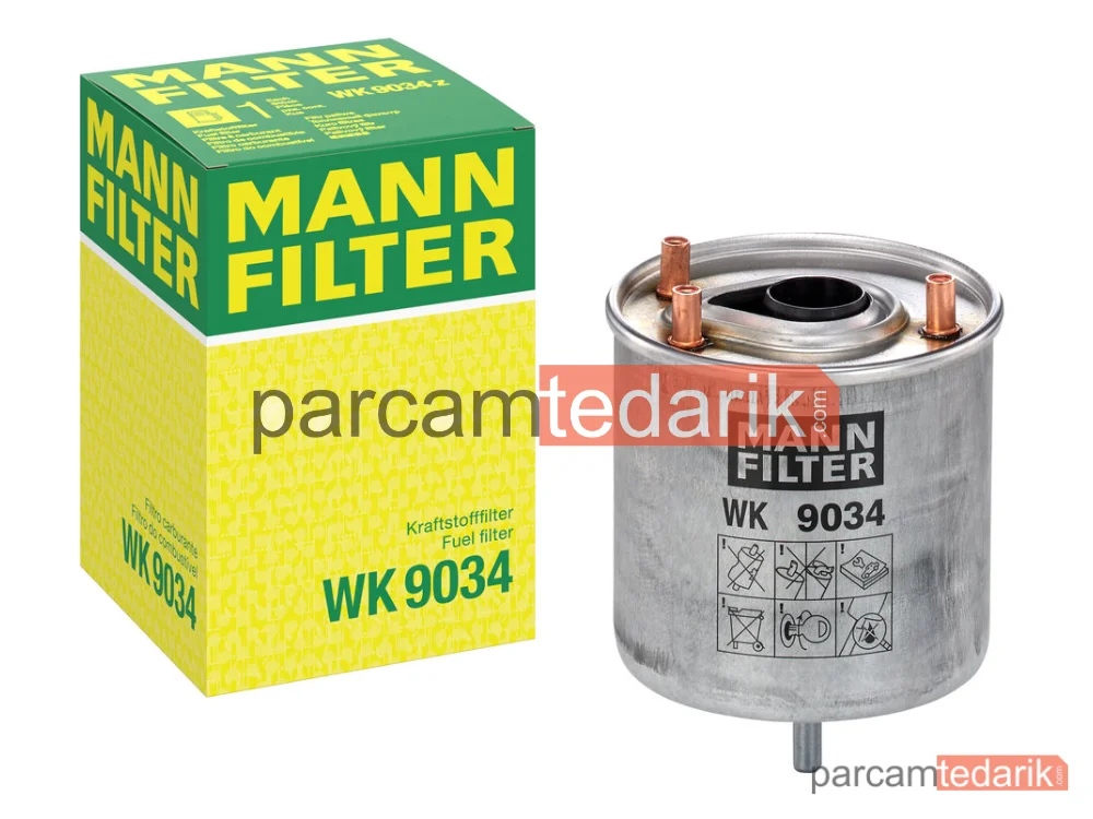 MANN FILTER WK9034 | Yakıt Filtresi — Peugeot 308 I 1.6 HDİ Focus 1.6 TDCI 11>