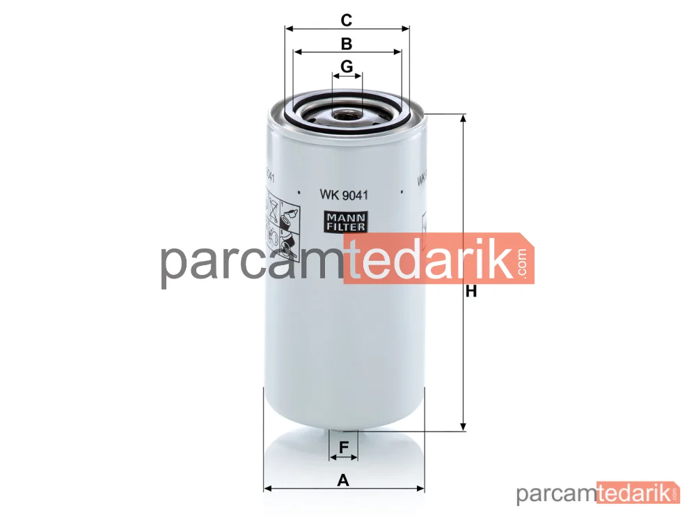 MANN FILTER WK9041X | Endüstriyel Filtre