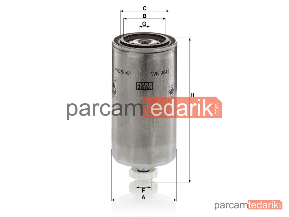 MANN FILTER WK9042X | Endüstriyel Filtre