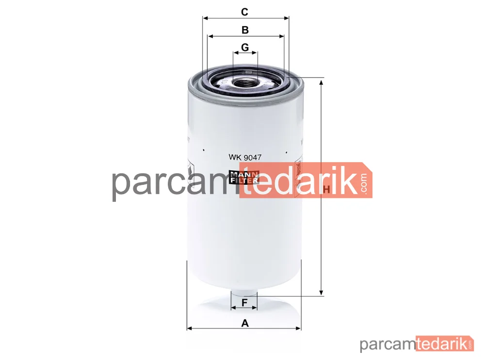 MANN FILTER WK9047 | Yakıt Filtresi
